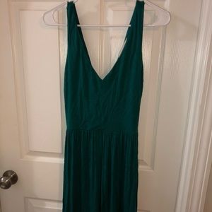 Cross-Back V-Neck Dress